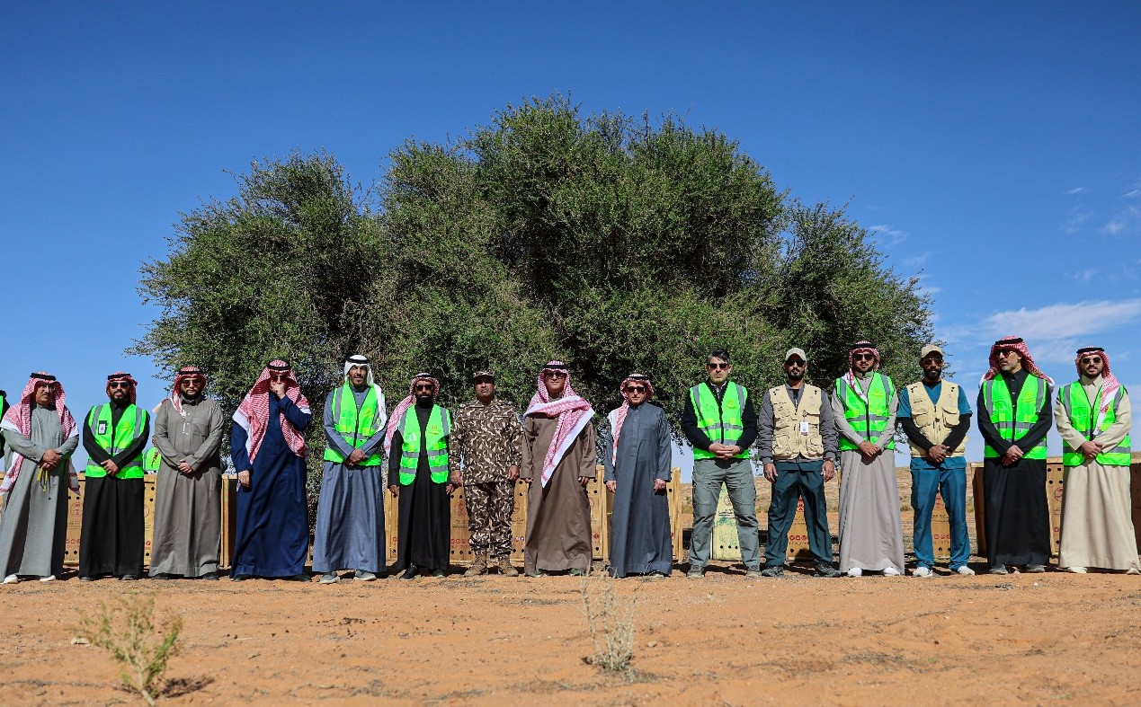 هيئة تطوير محمية الإمام تركي بن عبدالله الملكية تُطلق (124) كائنًا فطريًا بالتعاون مع المركز الوطني لتنمية الحياة الفطرية
